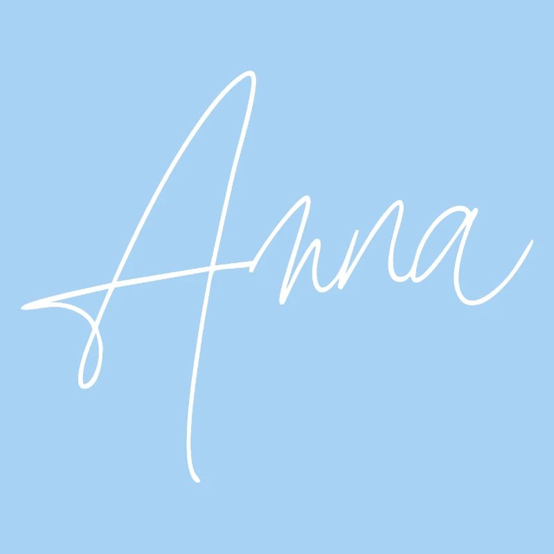 Anna / Handwriting Personalized Design (White)
