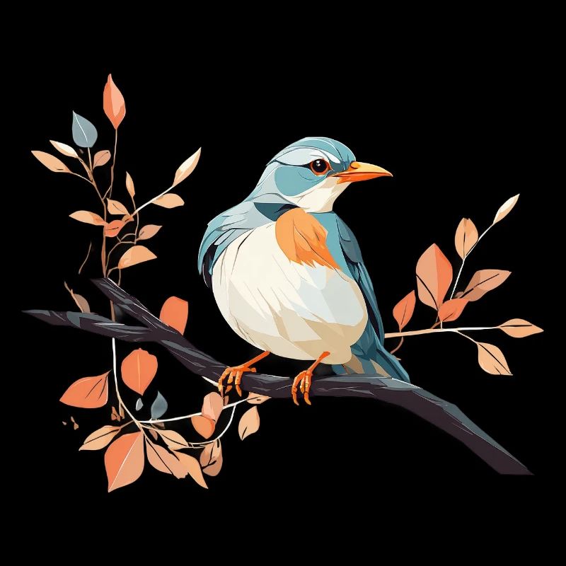 Königsfeder Eisvogel auf Ast