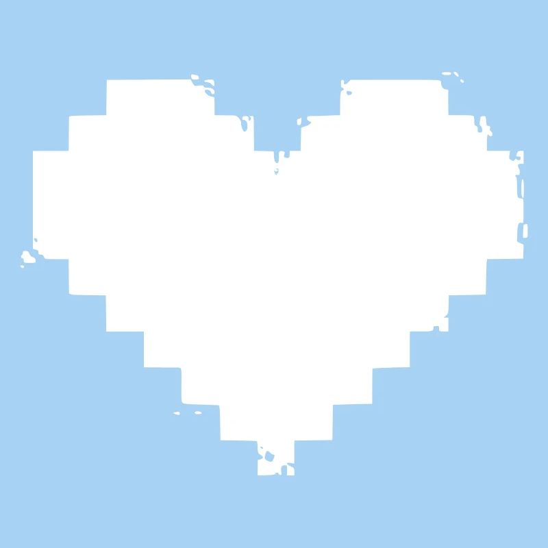 Pixel Heart Grunge Effect