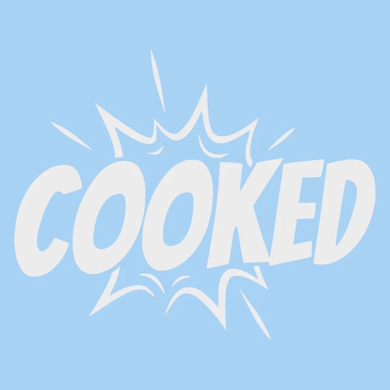 Cooked Explosive Comic Style