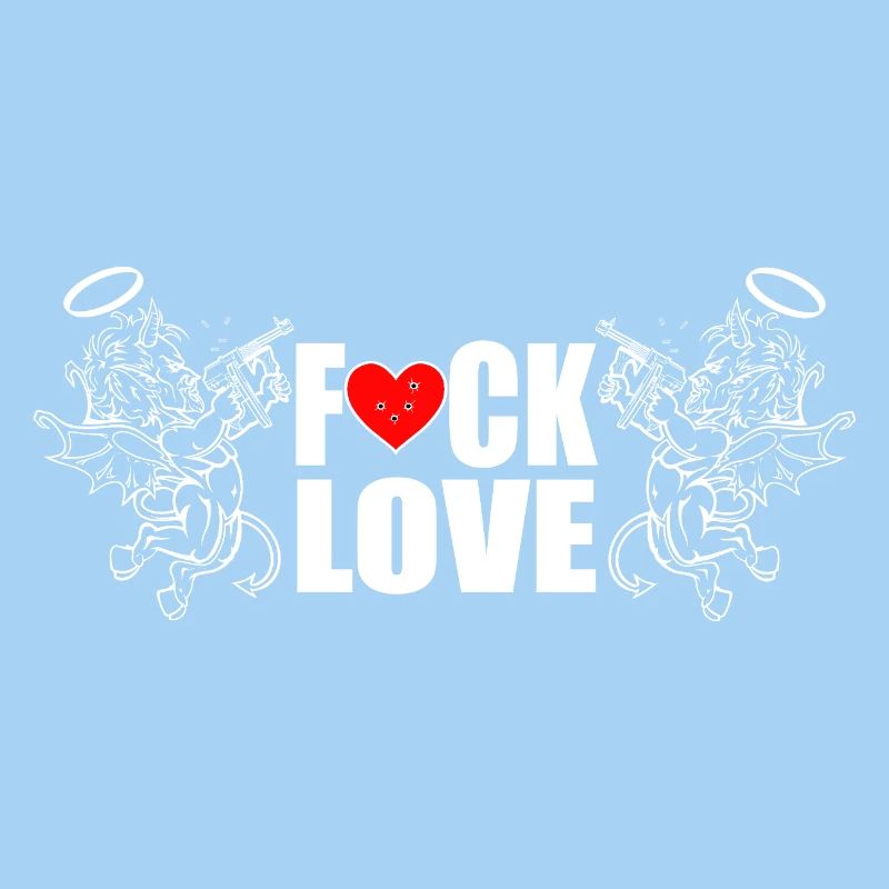 Heart Over Hate Bold Typography