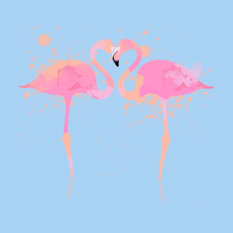 Flamingos Herz