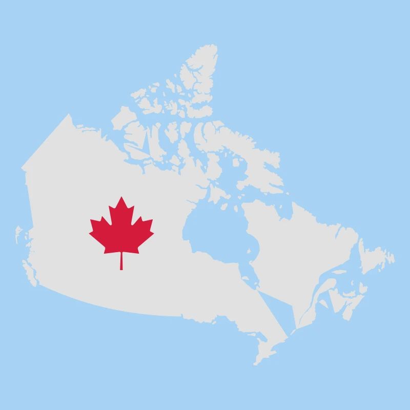 Kanada, Canada Map