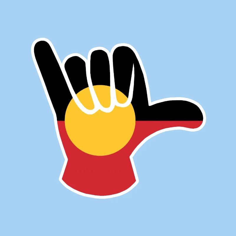 Shaka sign Aboriginal Australia