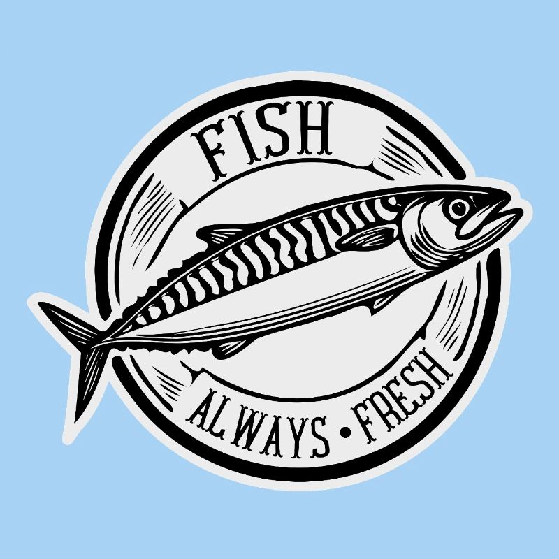 Vintage Fish Plaque – Nautical Angler Design