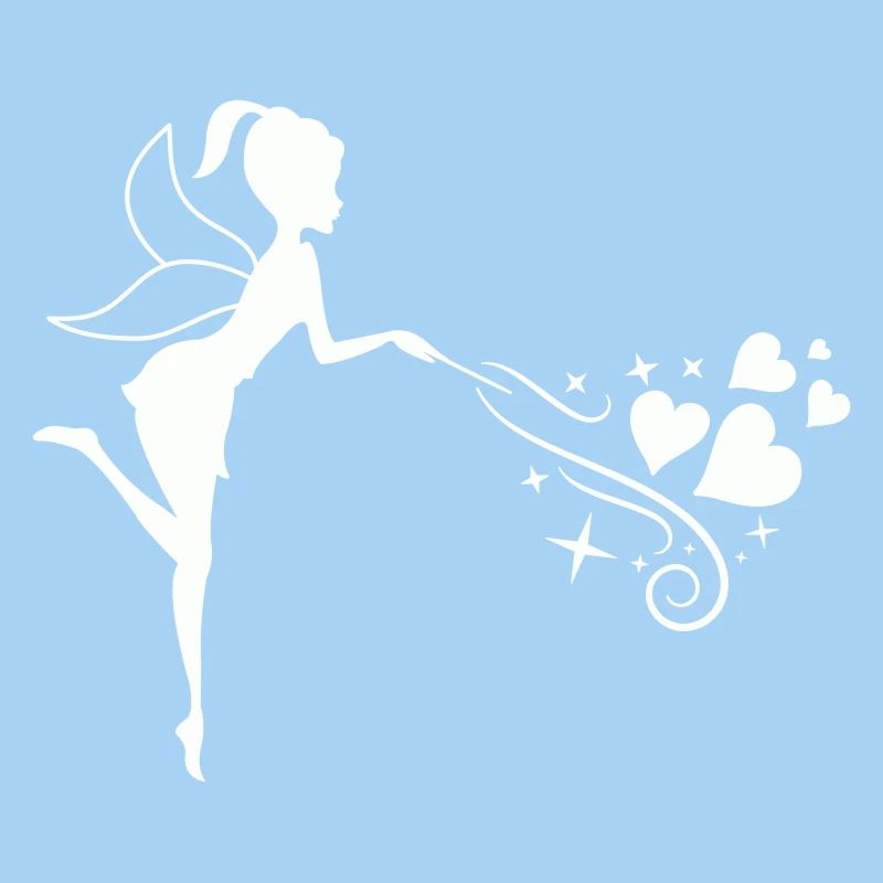 Märchenhafte Fee mit Herzmagie