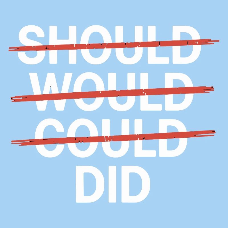 Motivationsslogan: Should Would Could Did