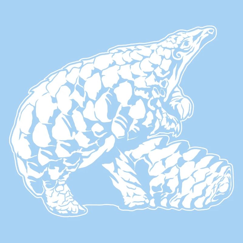 Cool Pangolin Sketch Graphic Wildlife Creature