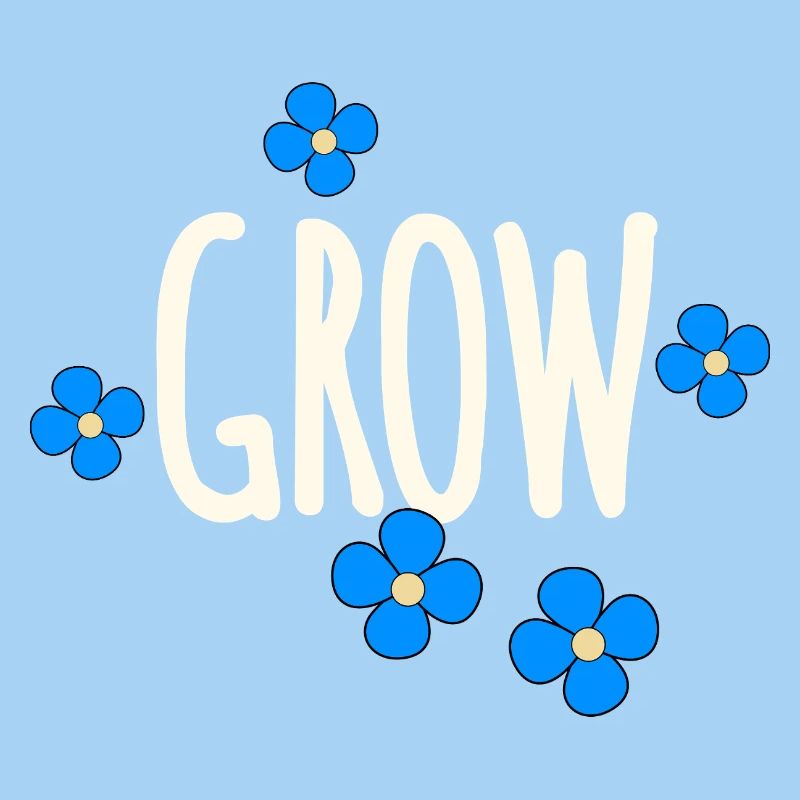 Blumenmuster Grow