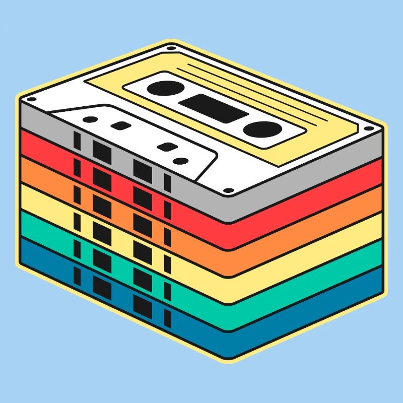 Vibrant Rainbow Kassette