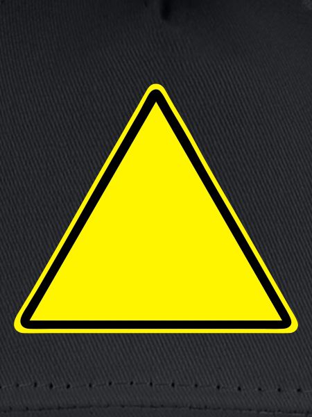 Warnschild Blanko