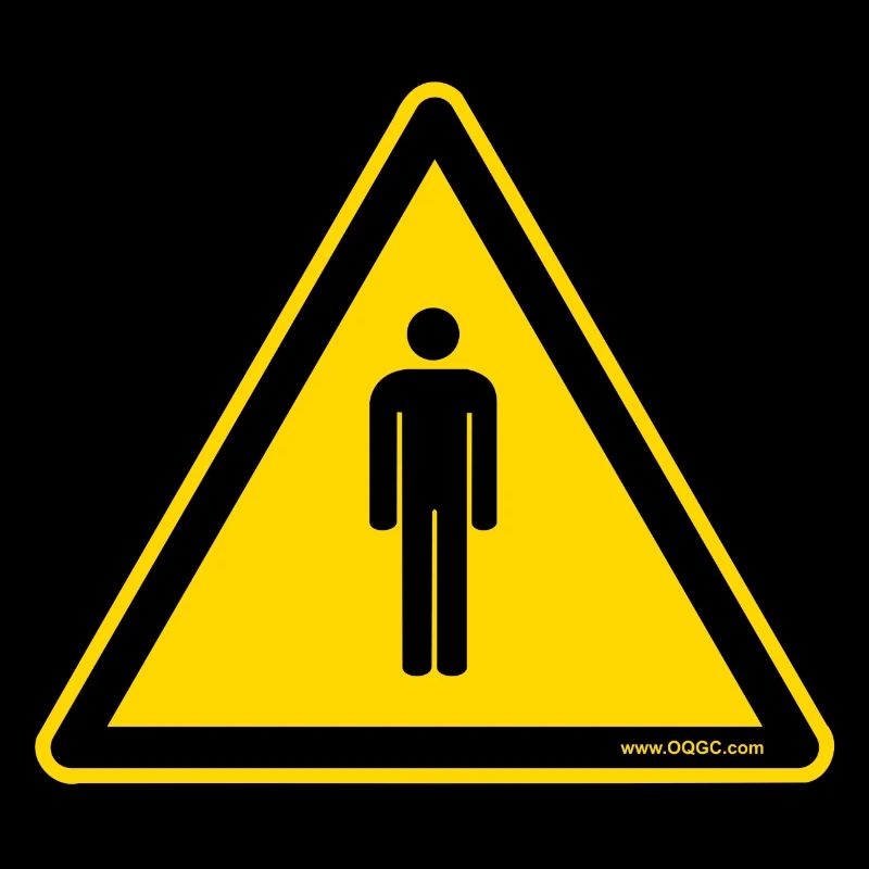 Warnschild Menschen