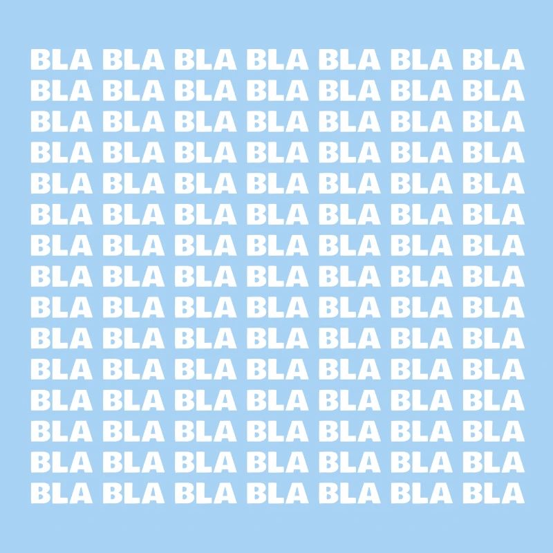 Bla bla bla