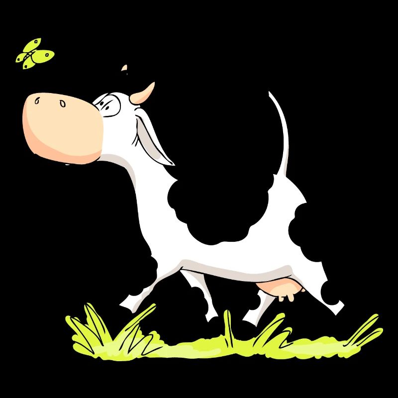 Cow chasing Butterfly