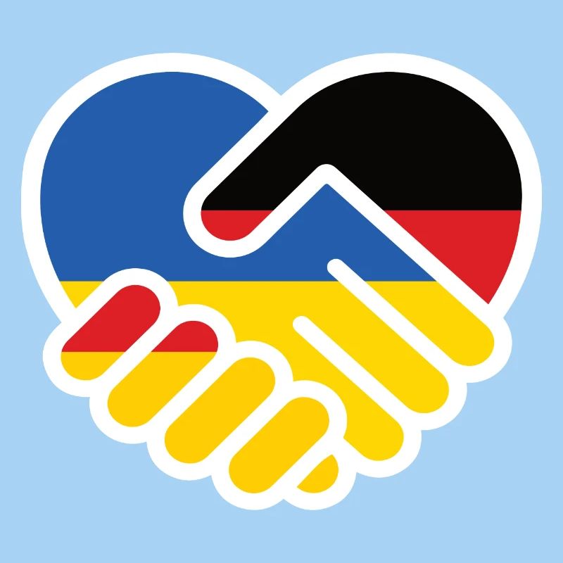 Solidaritätsherz DeutschlandUkraine
