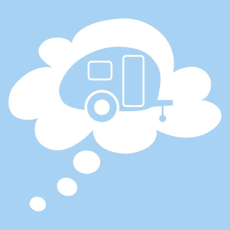 Caravan Cloud Speech Bubble Ventilateur de caravane de camping