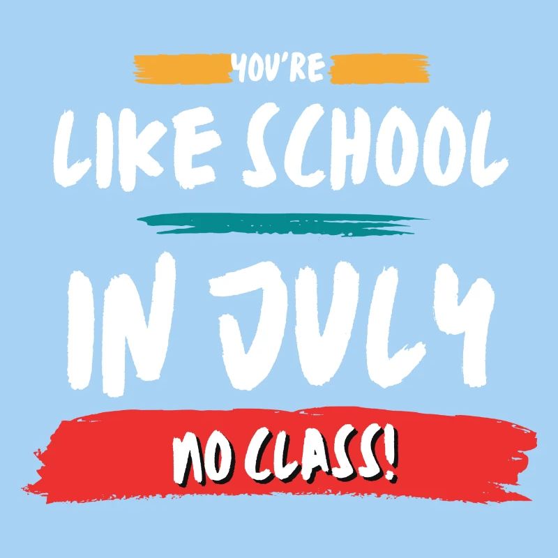 Comme l’école en juillet Pas de cours