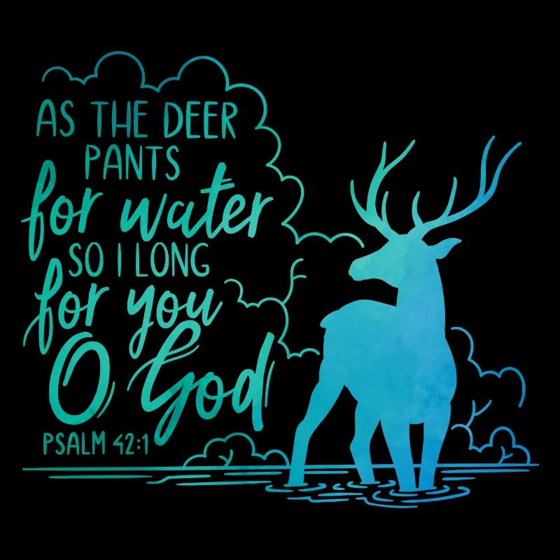 As the deer pants for water