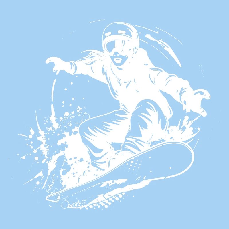 Snowboarding Mädchen