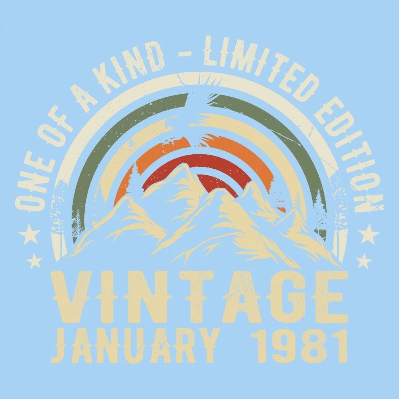 Januar 1981 Geburtstagsgeschenk - Original 44 Jahre