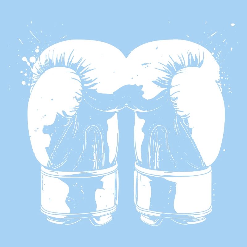 Kickboxhandschuhe Grafik