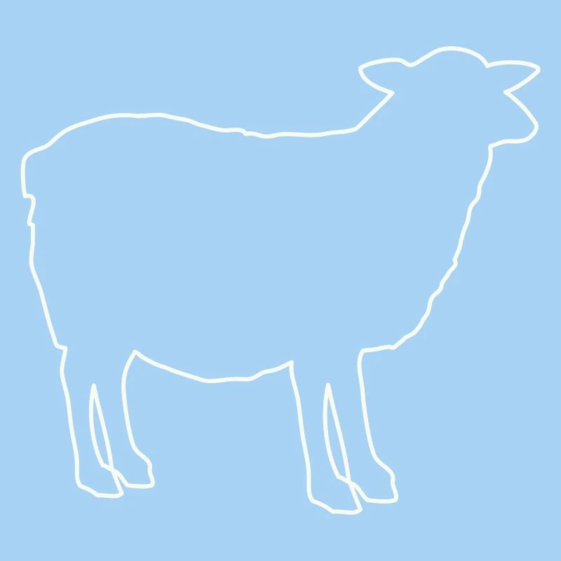 Schaf Silhouette