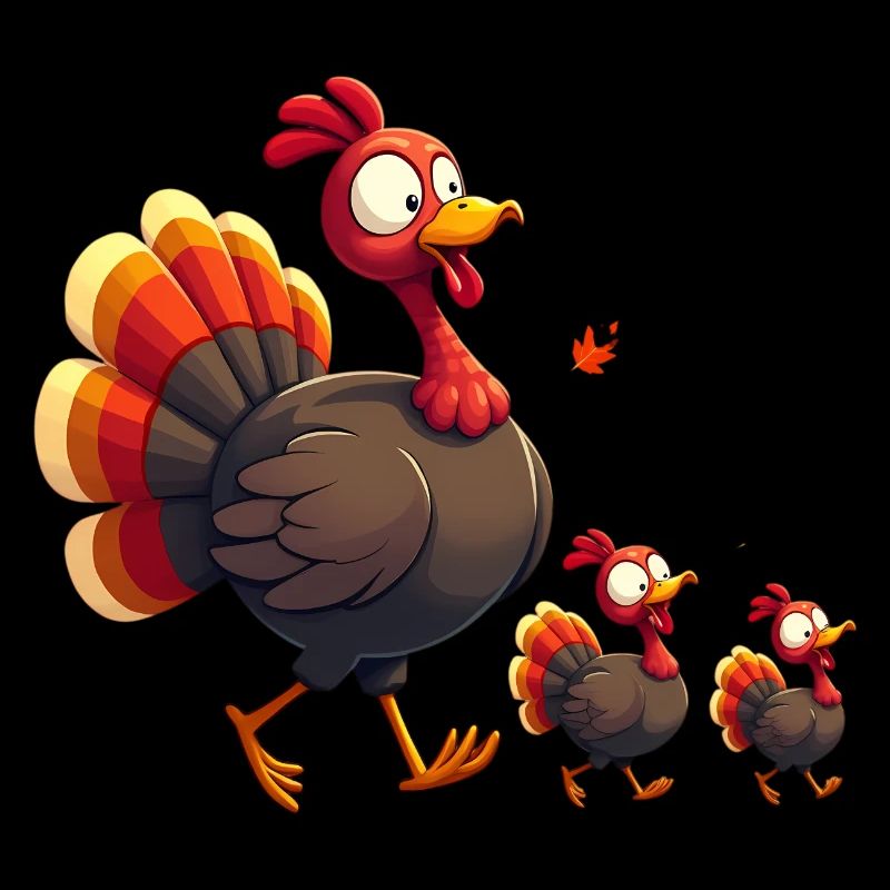 Bébé dinde de Thanksgiving