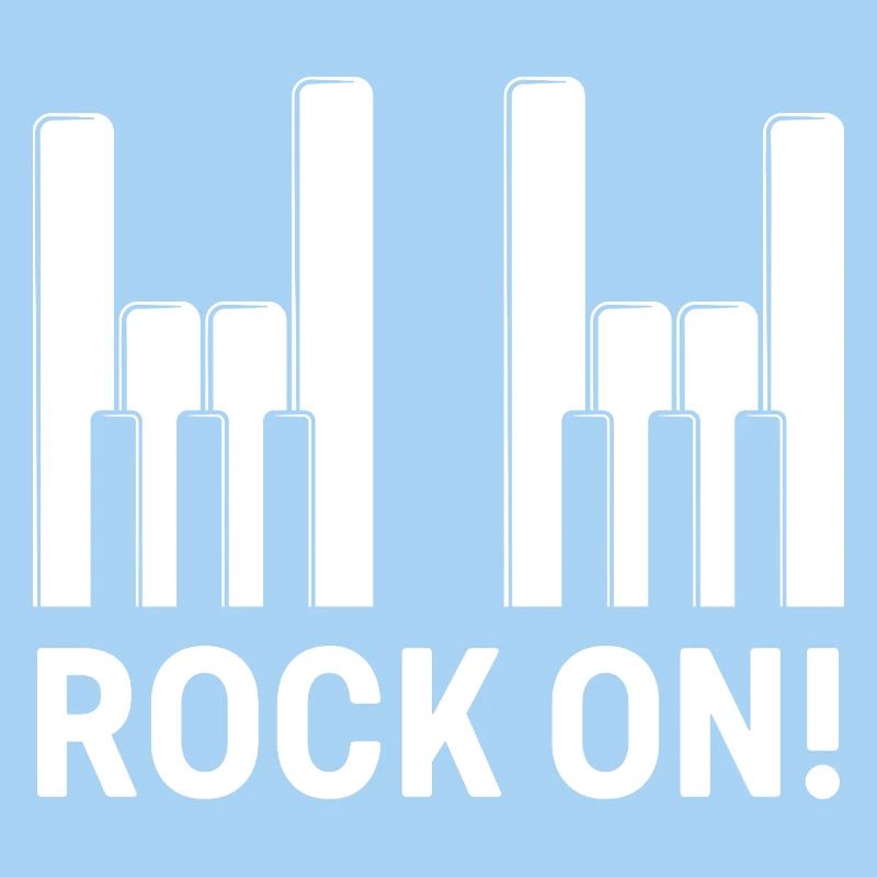 Rock On Piano Keys