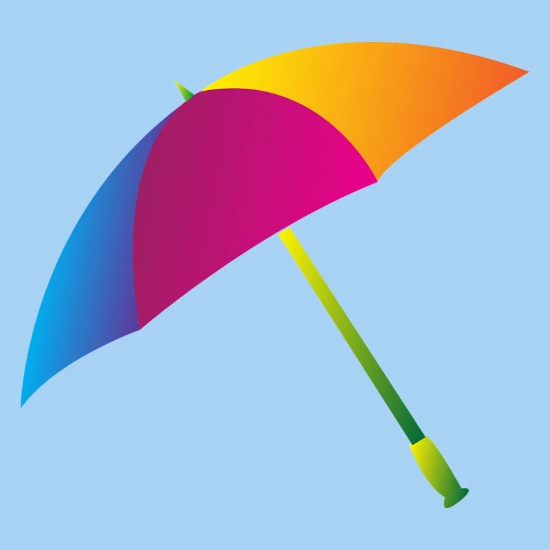 Regenbogen Regenschirm