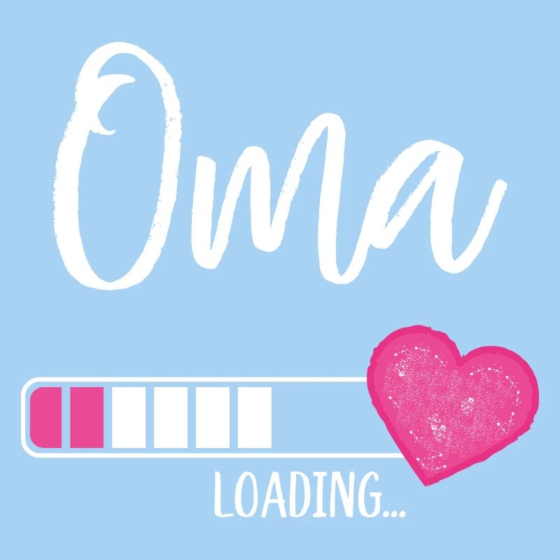 Oma Loading Herz Enkelin Mädchen Werdende Oma