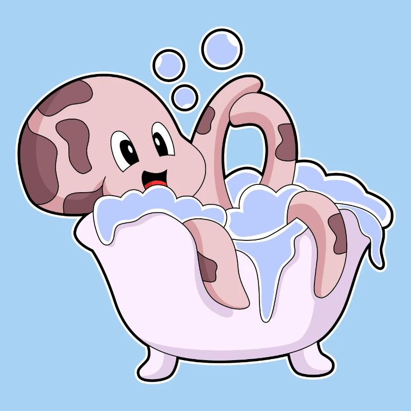 Octopus Bath Bathtub