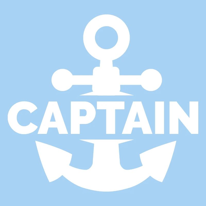 Logo de l’icône de l’ancre de capitaine Logo du navire de mer