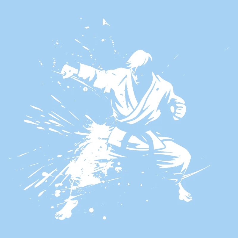 Karate Boy Drawing