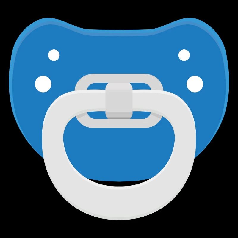 Blue pacifier