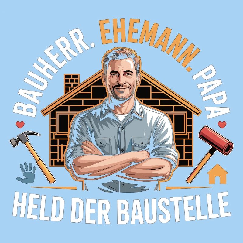 Héros du chantier – papa, mari et constructeur