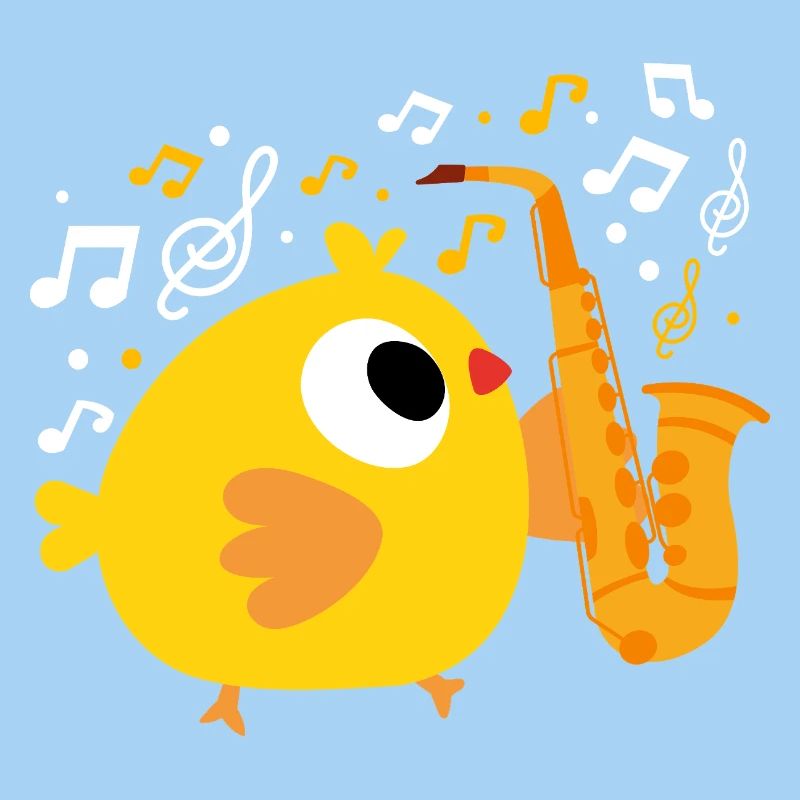 Chicken Saxophone Saxophonist Chicken