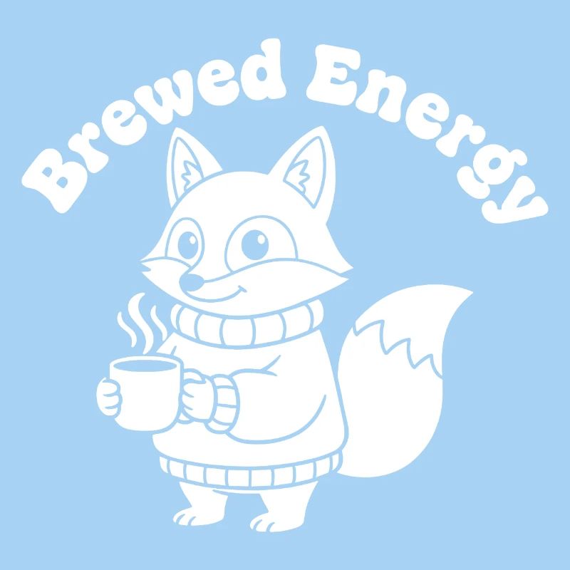 Modèle de pull Coffee Fox