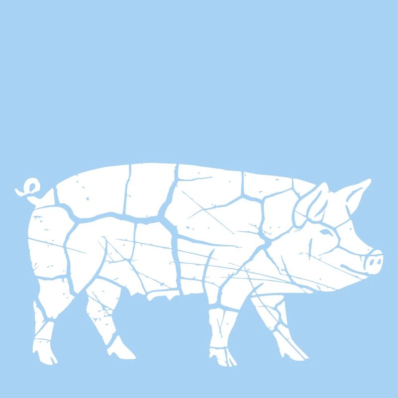 Schwein Mosaik Splitter Kunst Vektor
