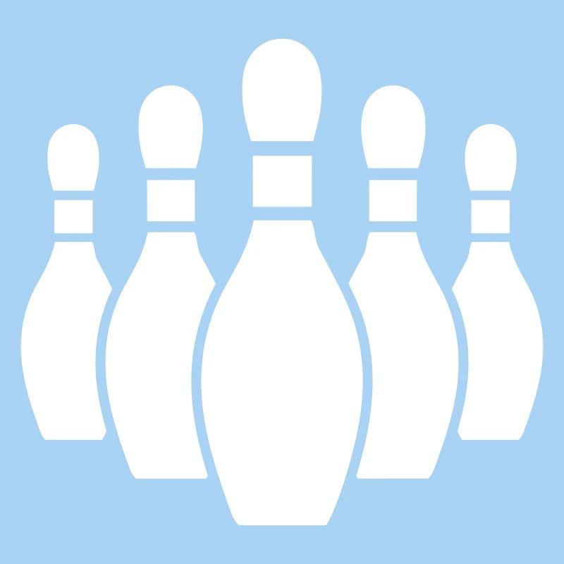 Bowling Pins Silhouette