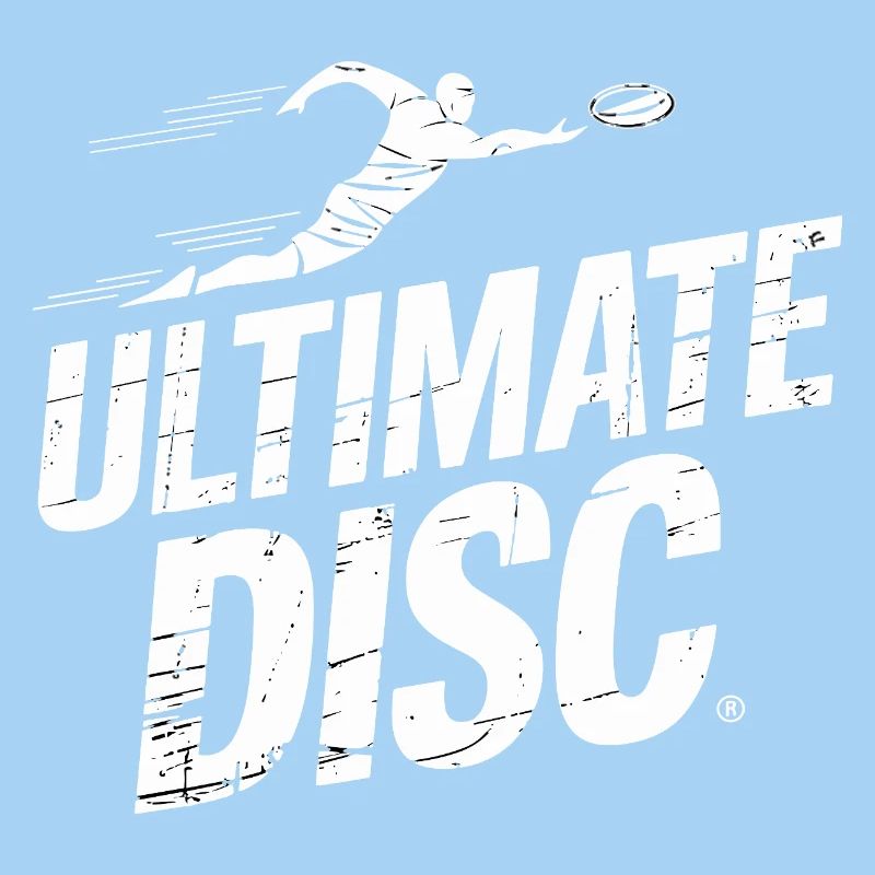 Ultimate Disc Layout Offense Player Jump Catch