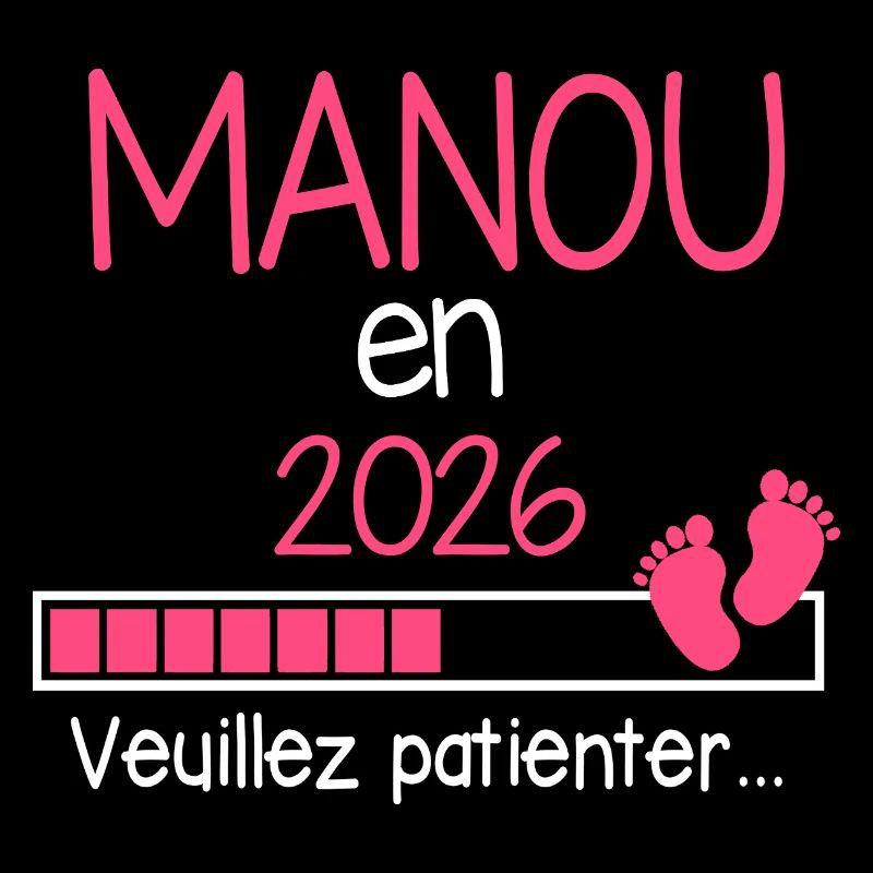 Manou en 2026 Cadeau Annonce Future Grand-Mère