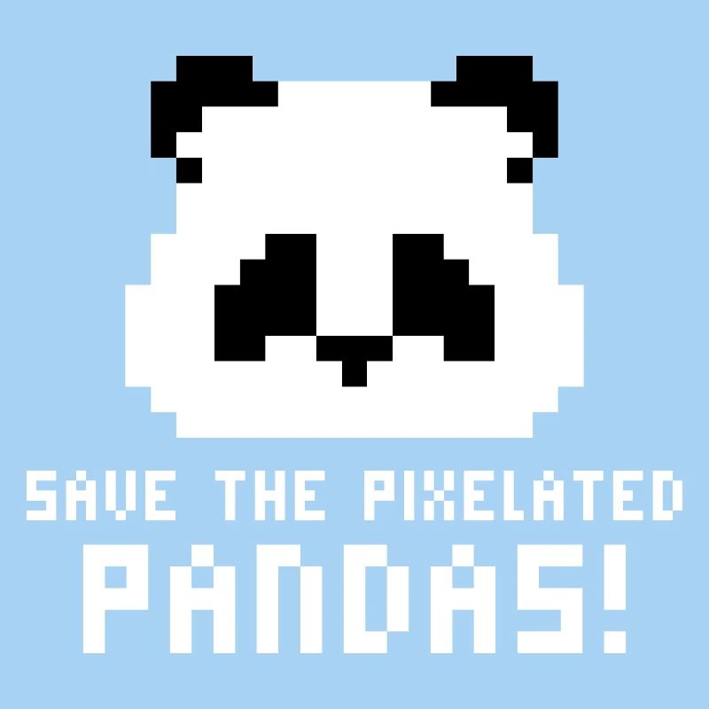 Rettet die pixeligen Pandas