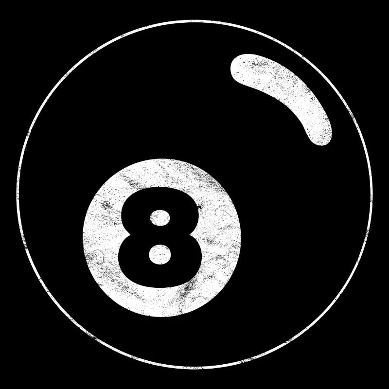Billard boule de billard noir huit huit millésime