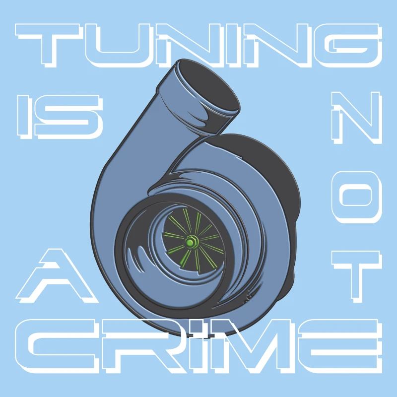 Turbolader Tuning Is not a Crime als Geschenkidee
