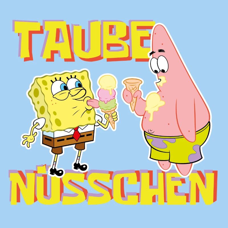 Bob l'Éponge Taube Nüsschen Patrick Eis