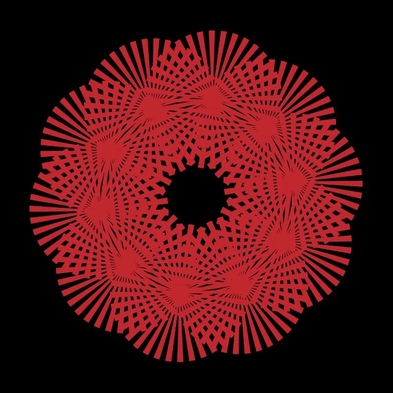 Mandala | Rayons de soleil | Modèle