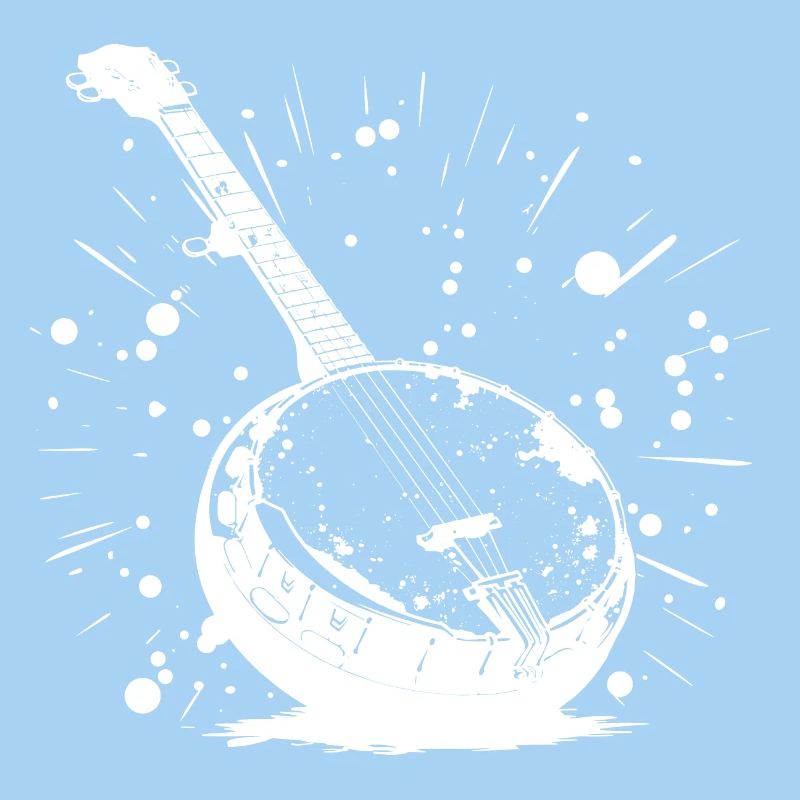 Cartoon Banjo