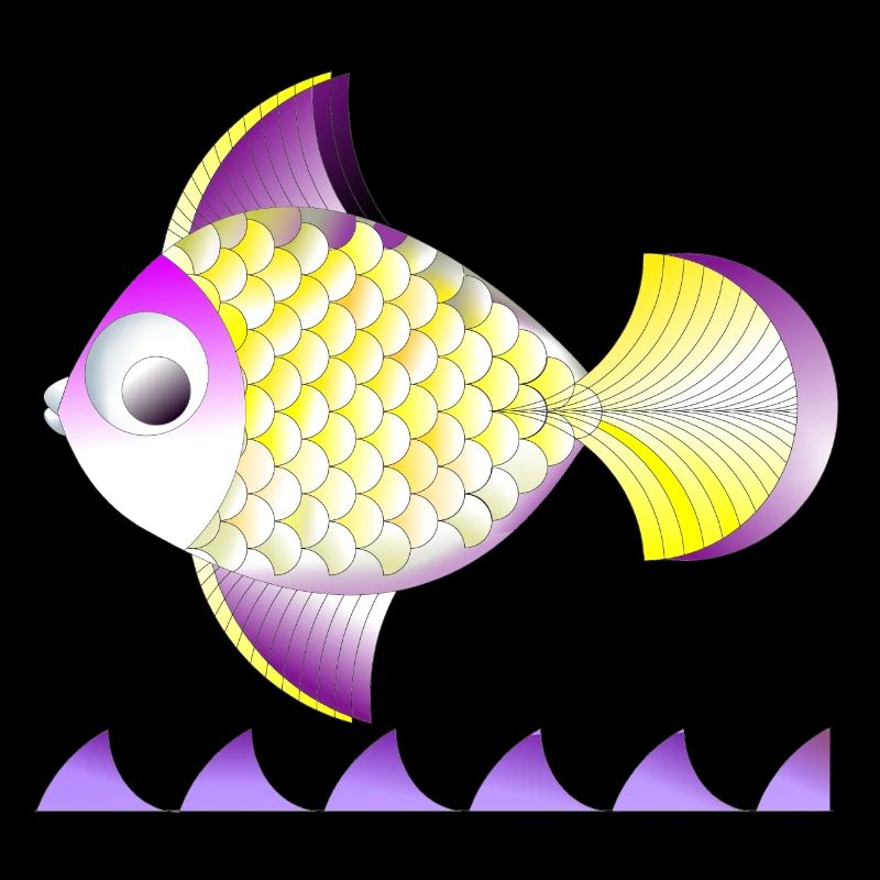Golgener Fisch