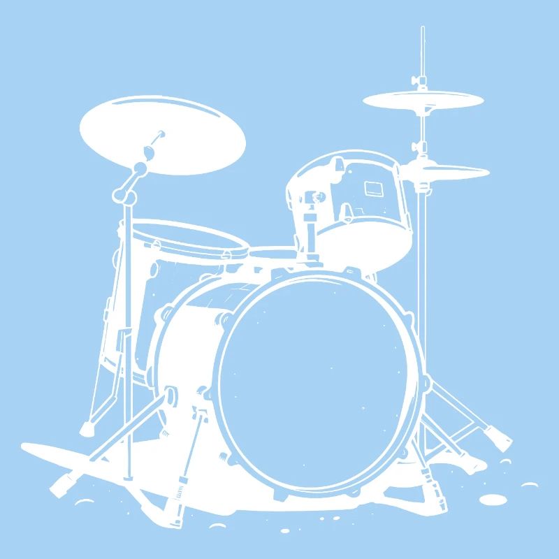 Drum Set Drawing