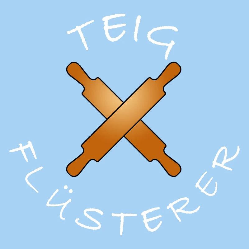 Lustiger Bäcker Spruch backen Teigflüsterer